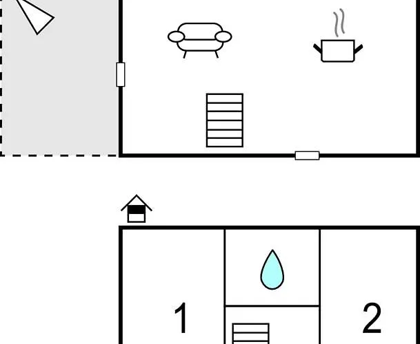 2 Bedroom Awesome In Brucheville